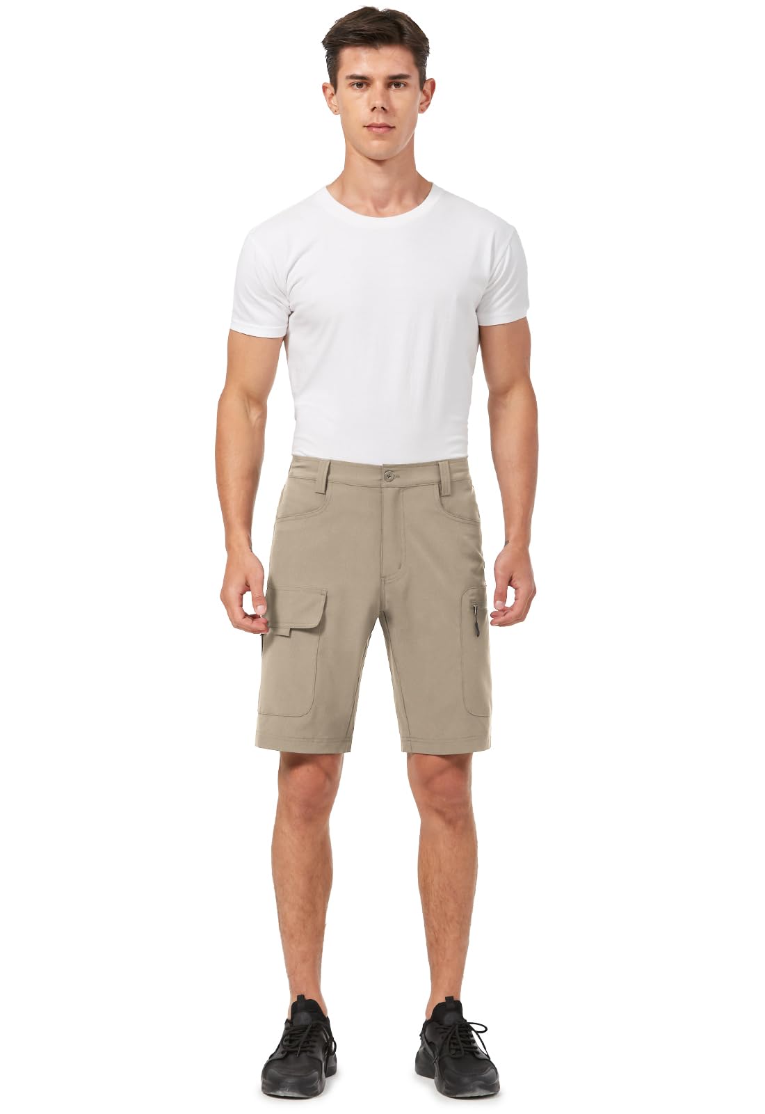 Hiauspor camel 36 durable stretch for full range of motion during movement.