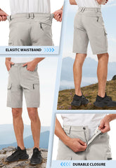 Hiauspor shorts side pocket detail highlighting six-pocket system for essentials.