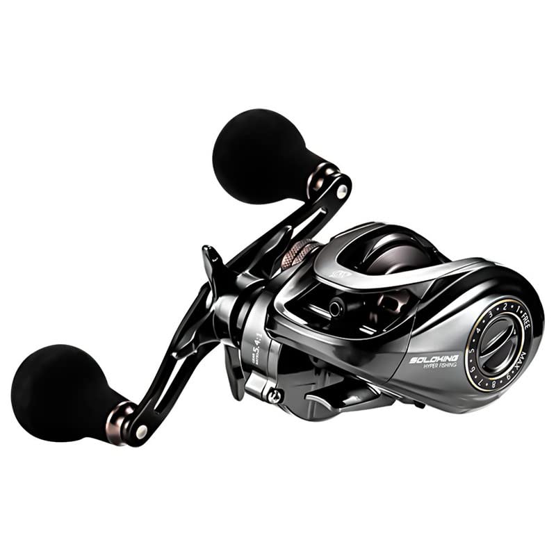 Front view of DOVIELLO HIAW200 baitcasting reel