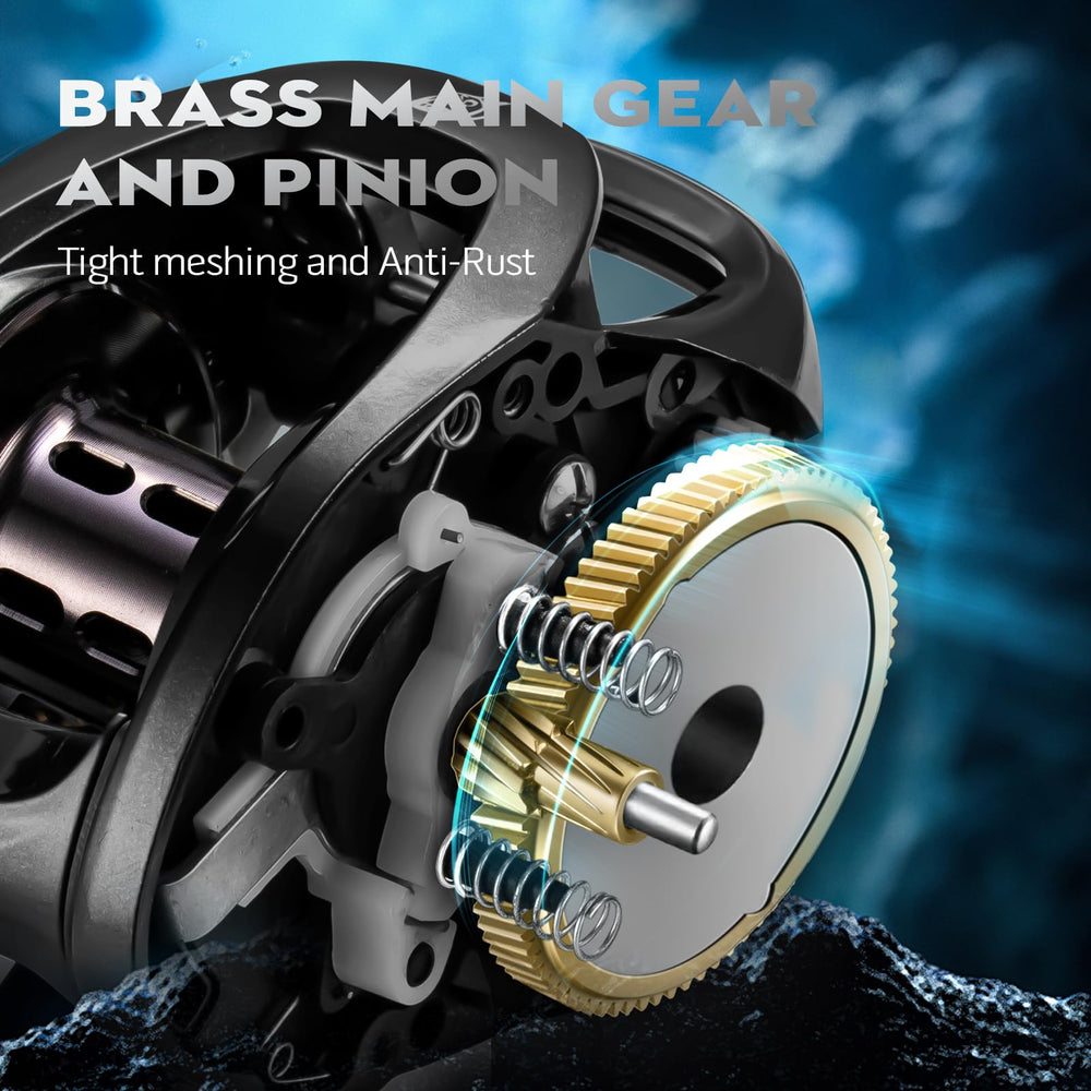 Deep spool for increased line capacity