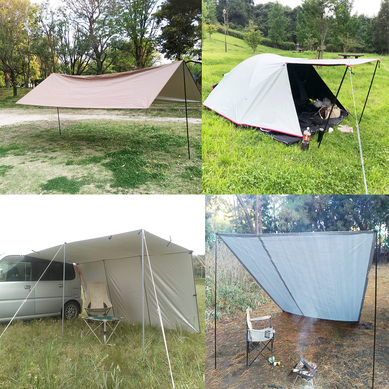 Hibinew compact packaged tent pole replacement kit for quick field setup.