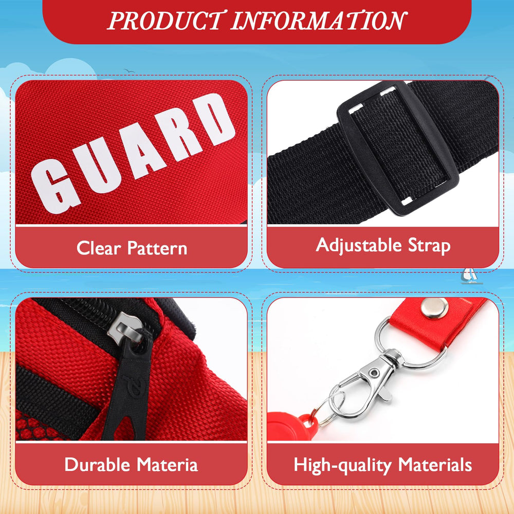Hiboom guard fanny pack back view with adjustable strap for comfortable wear.
