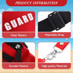 Hiboom guard fanny pack back view with adjustable strap for comfortable wear.