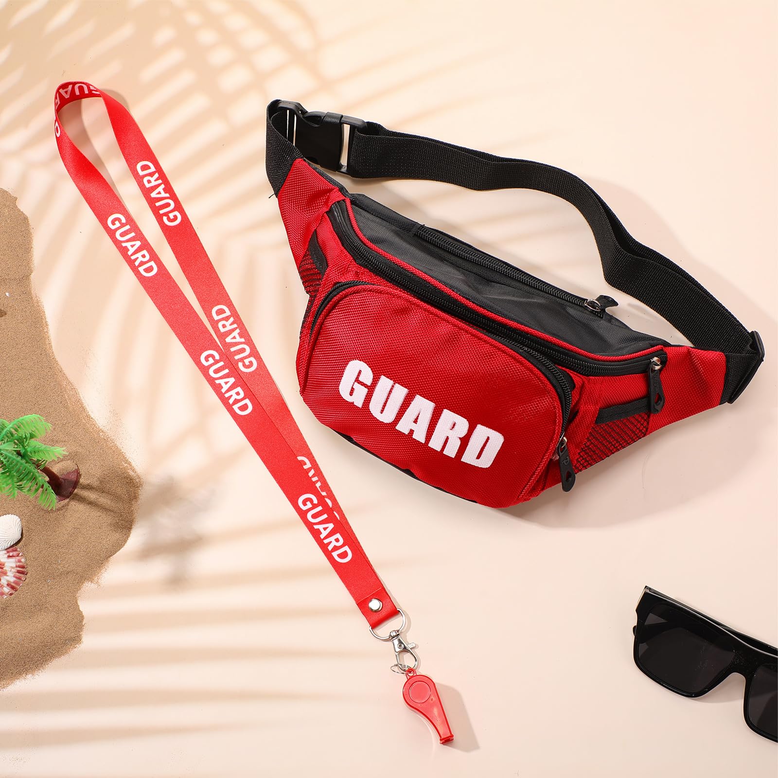 Hiboom guard whistle lanyard with loud whistle for quick attention.