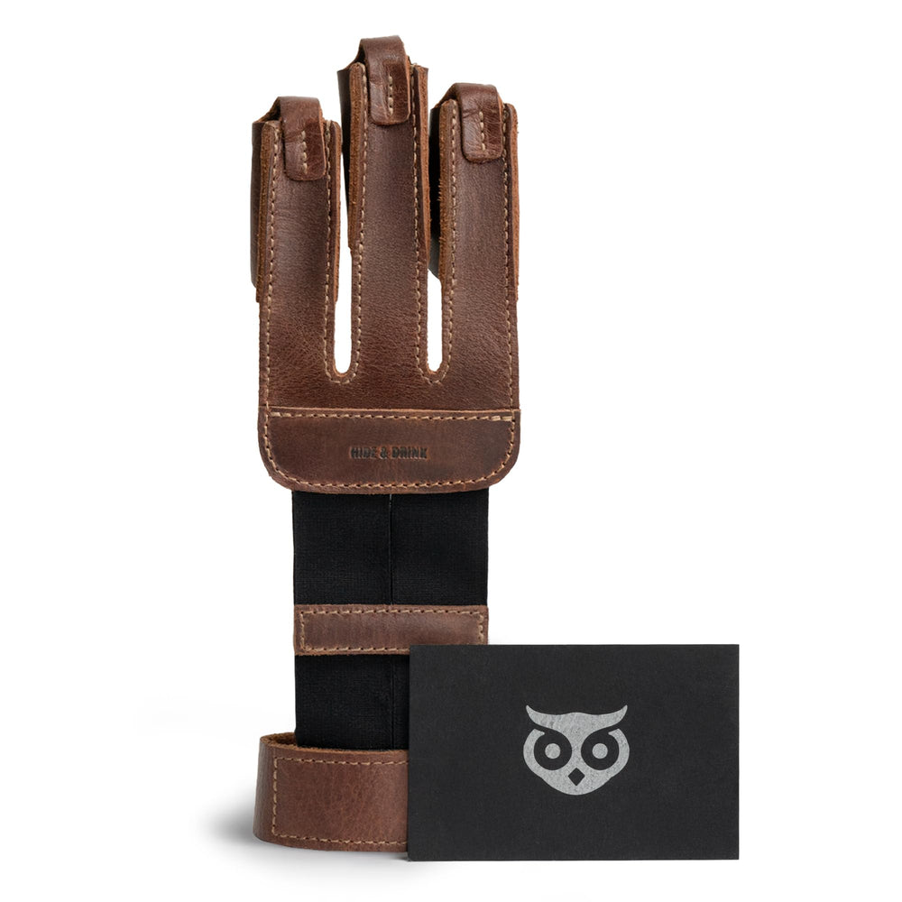 Hide & Drink archery glove gift-ready packaging signals a thoughtful, lasting present.