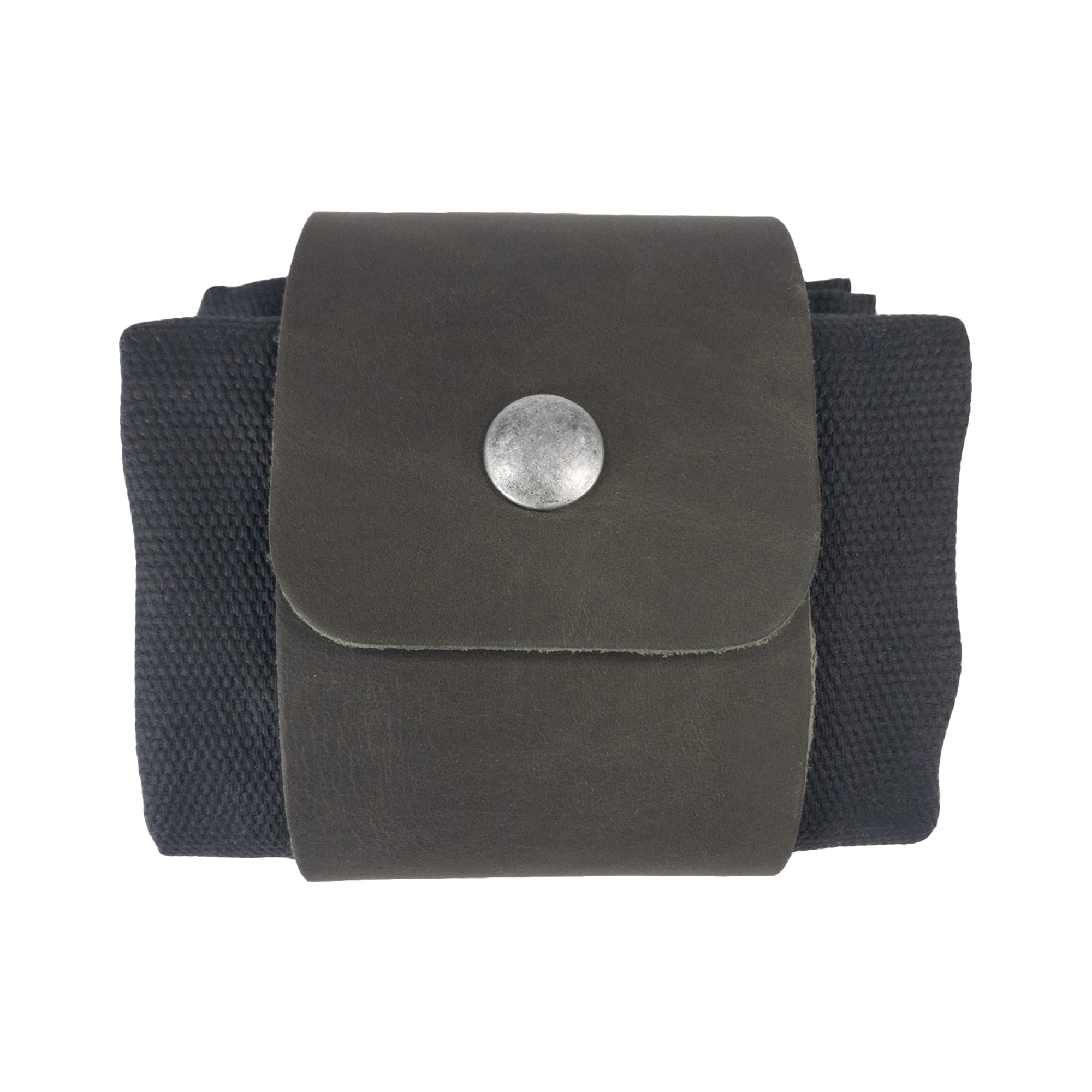 Hide & Drink foraging pouch collapsible belt-loop on trail for hands-free treasure hunting.