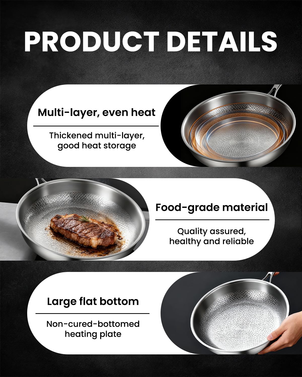 Hideno Titanium Pan lightweight yet durable for camping