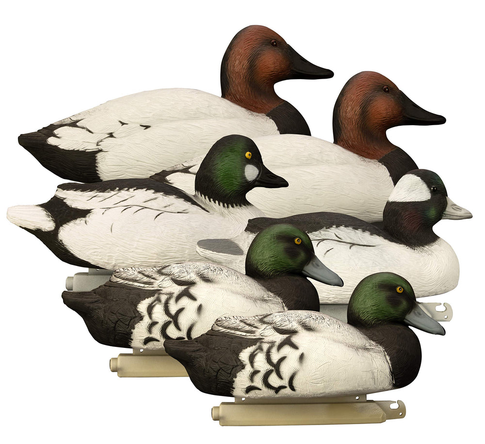 Higdon Outdoors Diver Pack with swivel heads for quick, lifelike repositioning.