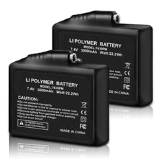 HIFIDECKY battery pack two-pack powers heated gloves and gear