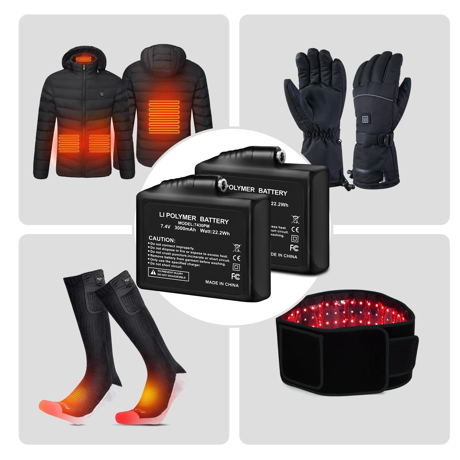 HIFIDECKY safety protections on battery pack prevent shorts and overcharge