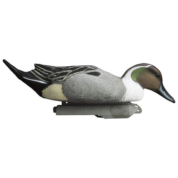 Higdon Outdoors Battleship Pintail drake close-up feather detail with UV paint for lifelike shine.