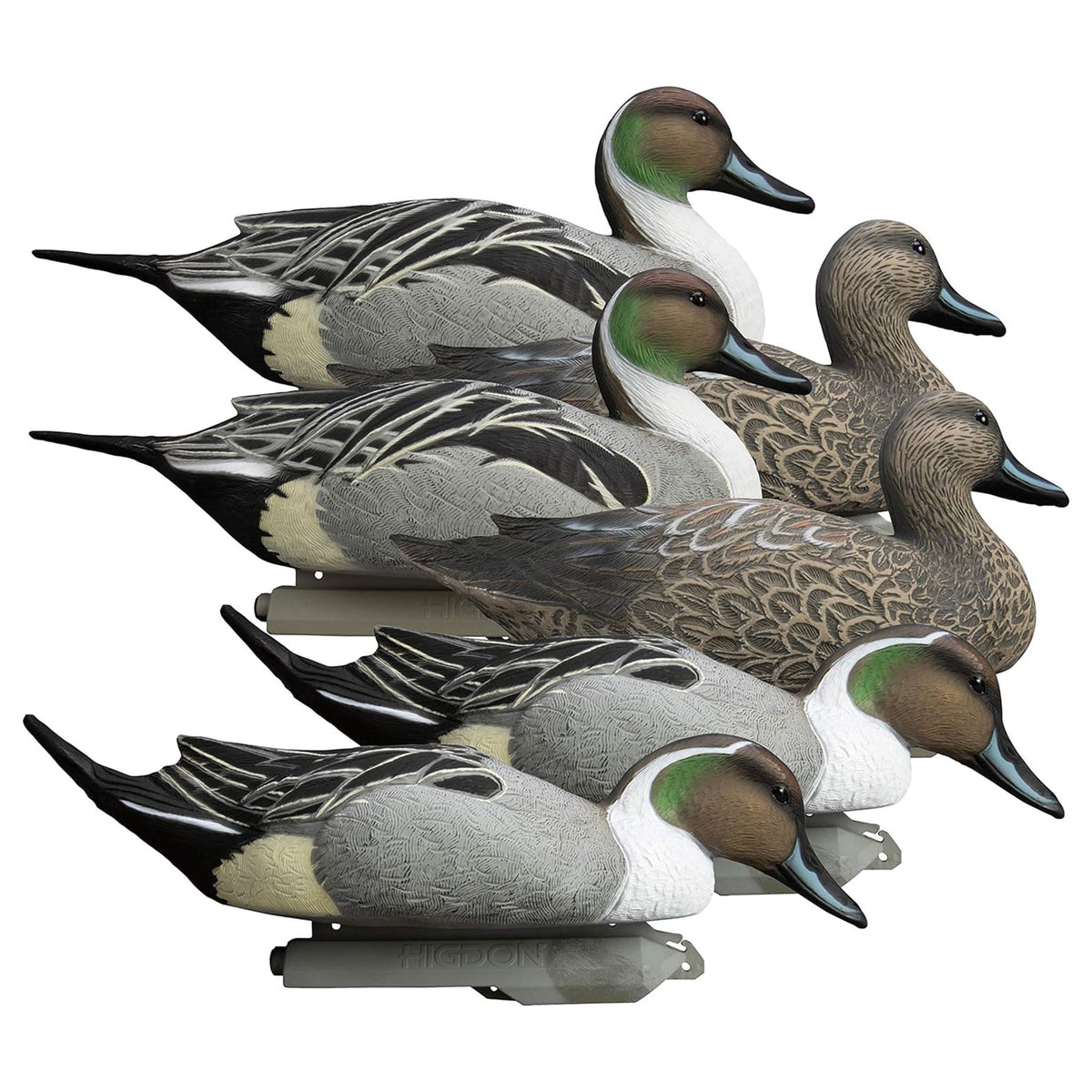 Higdon Outdoors Battleship Pintail drake foam-filled with swivel head for realistic action.