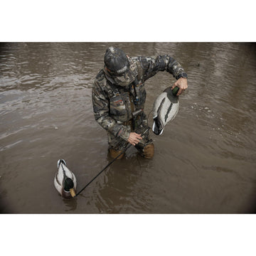 Higdon Outdoors Battleship Swimmer Pro battery housing IPX7 withstands wet waterfowl hunts.