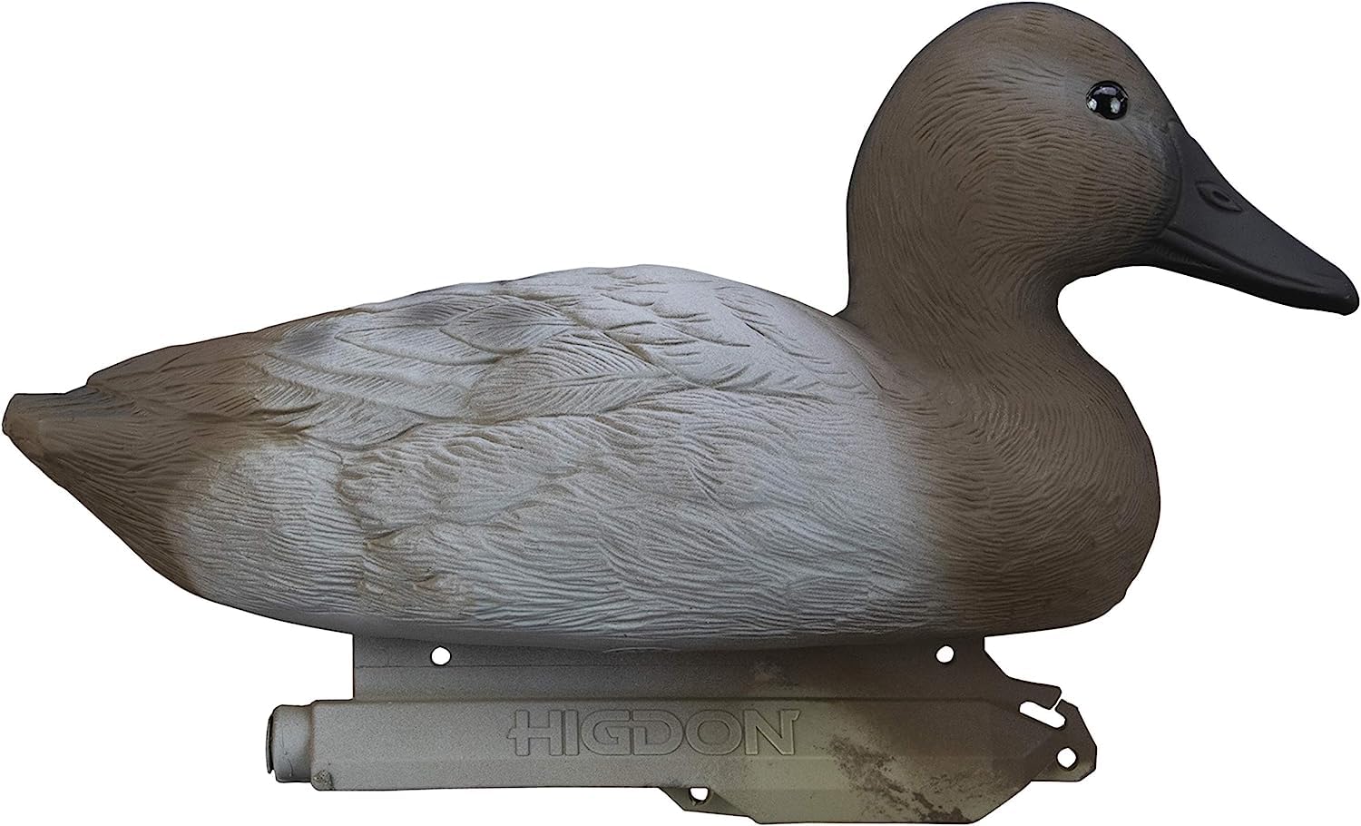Higdon Outdoors canvasback foam-filled durable body close-up showing tough construction.