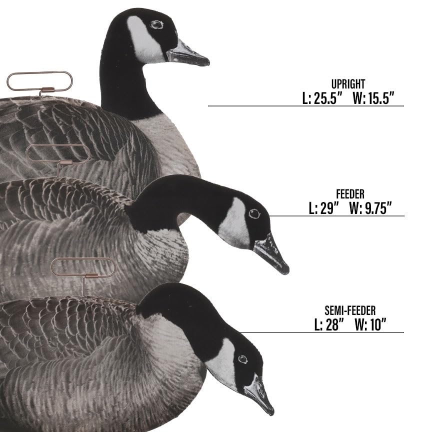Higdon Outdoors Flats 12-pack box includes 12 decoys and stakes for quick setup