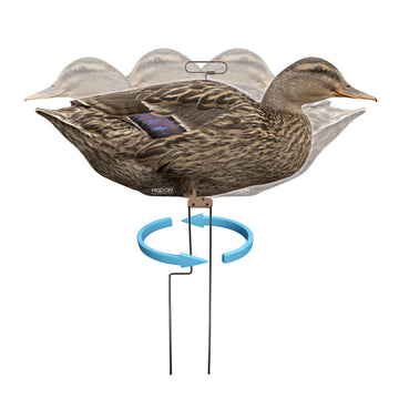 Higdon Outdoors Flats motion-stakes provide stable, quick setup and dynamic movement.
