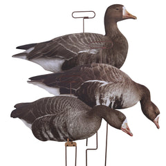 Higdon Outdoors Flats specklebelly motion silhouette in action for field realism.