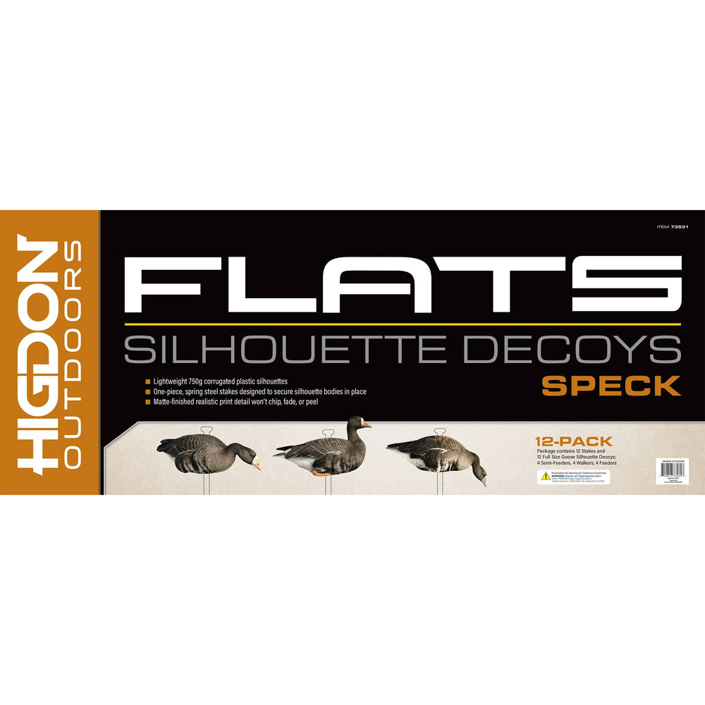 Higdon Specklebelly Flats decoys weather resistant for varied field conditions