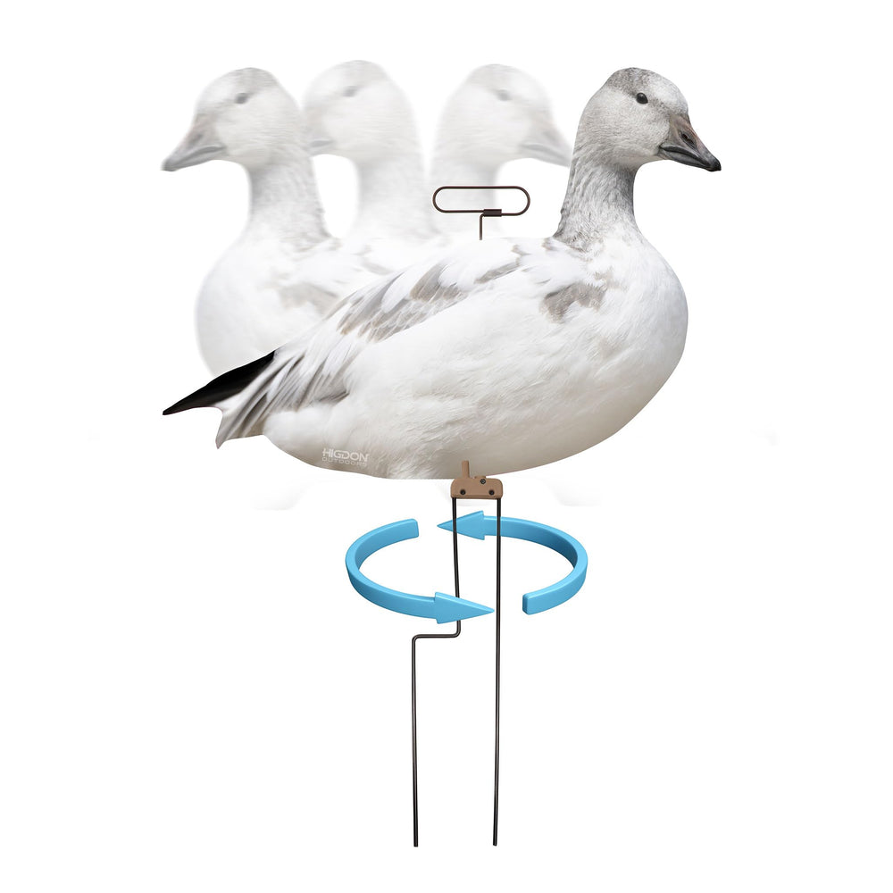 Higdon Outdoors Flats two-piece stake secures decoys on hard ground