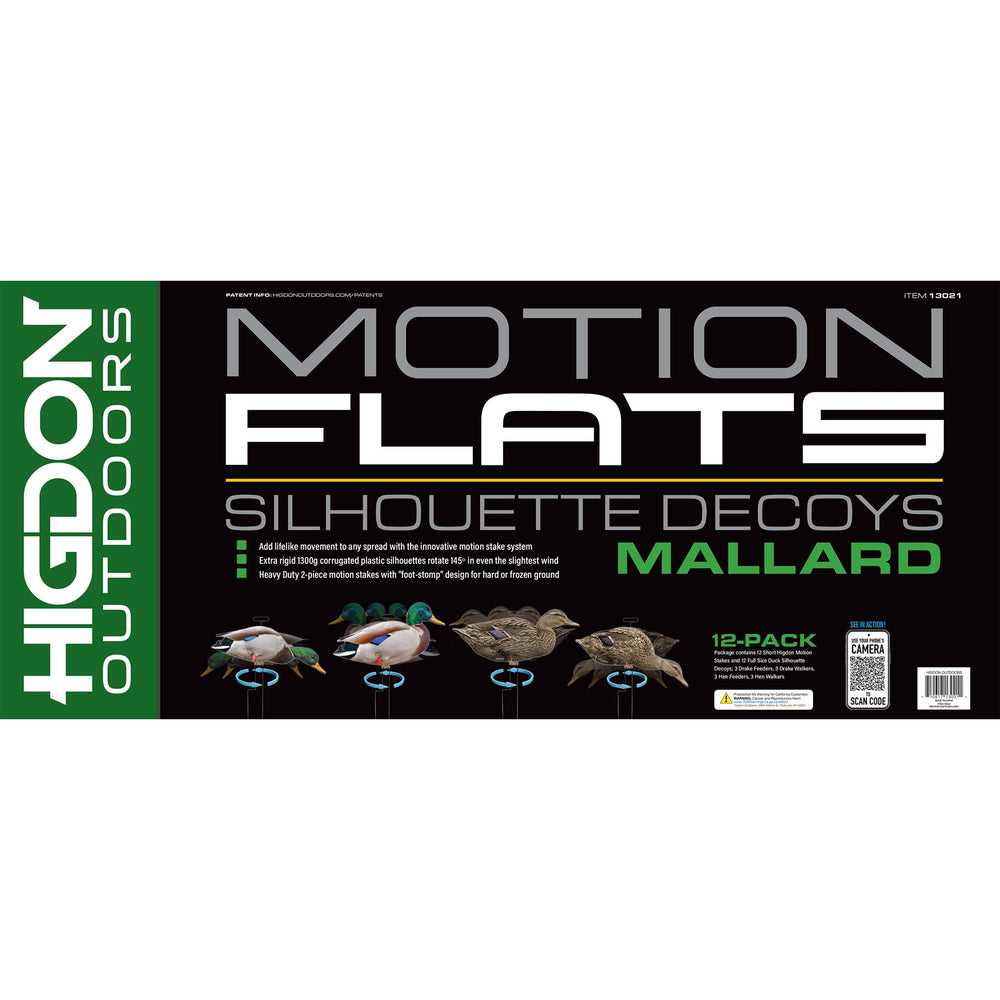 Higdon Outdoors Flats waterline display demonstrates compact storage and field readiness.