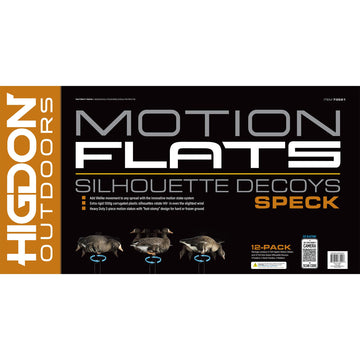 Higdon Outdoors Flats weather-resistant 750g plastic stands up in field conditions.