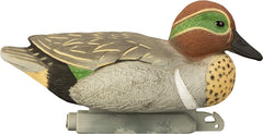 Higdon Outdoors green-wing teal drake skimmer decoy creates dynamic head motion for attract-and-stay