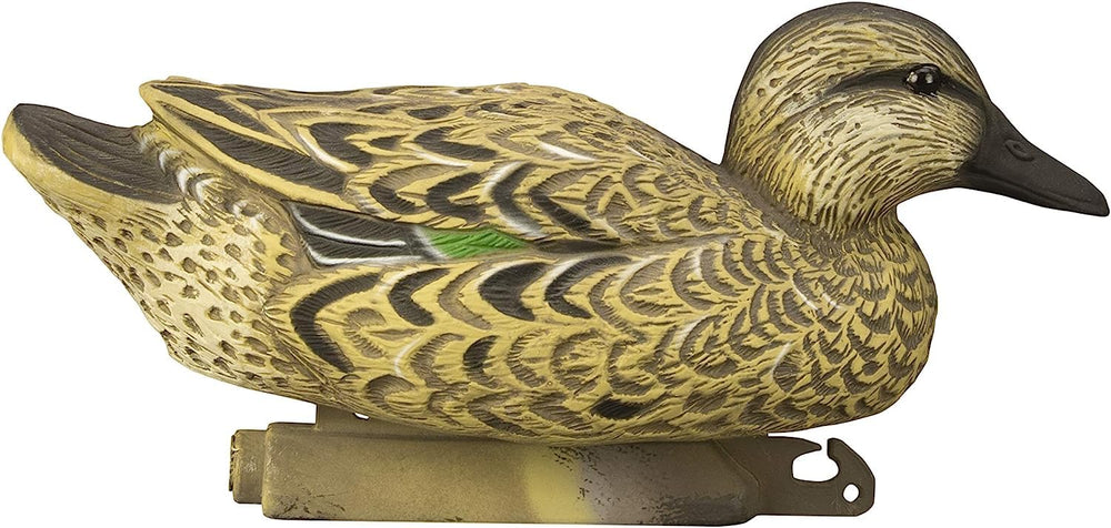 Higdon Outdoors green-wing teal hen skimmer decoy enhances lifelike feeding poses