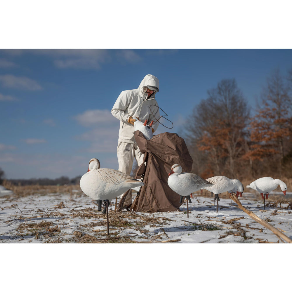 Higdon Hot Shot cushioned backrest improves comfort during long hunts.