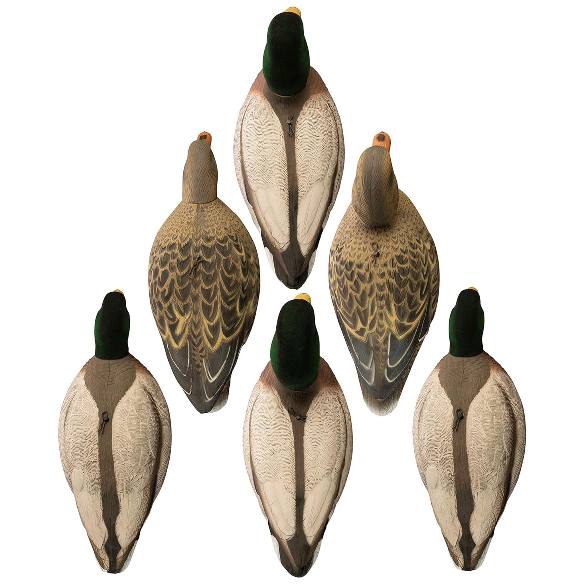 Higdon Outdoors Magnum full-form mallard decoy swivel head close-up shows 360-degree pose variety