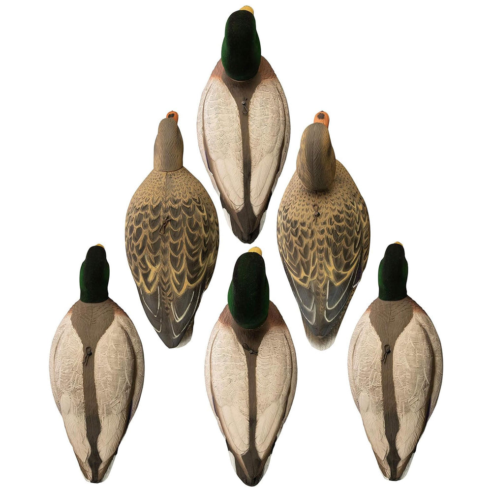 Higdon Outdoors Magnum full-form mallard decoy swivel head close-up shows 360-degree pose variety