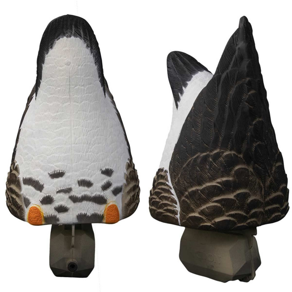 Higdon Outdoors Magnum Speck Goose Butt Decoys 2-pack visible from afar to attract geese.