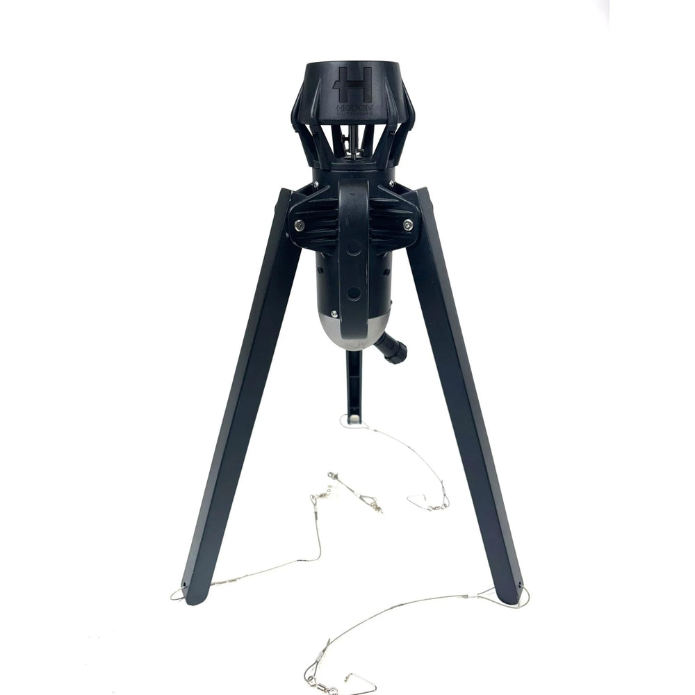 Higdon Outdoors Motion Machine deployed to move water across the decoy spread.
