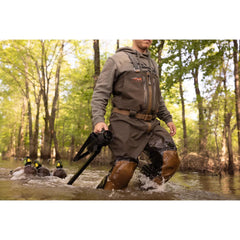 Higdon Outdoors Motion Machine deployed with dimensions 33 by 33 by 11 inches.