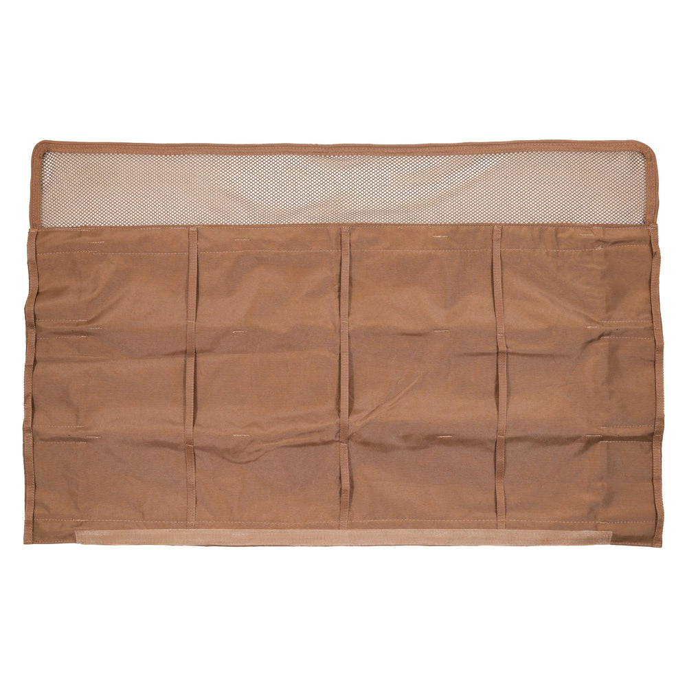 Higdon Outdoors RagTop Lid side view highlights lightweight rigidity for quick setup and durable field use
