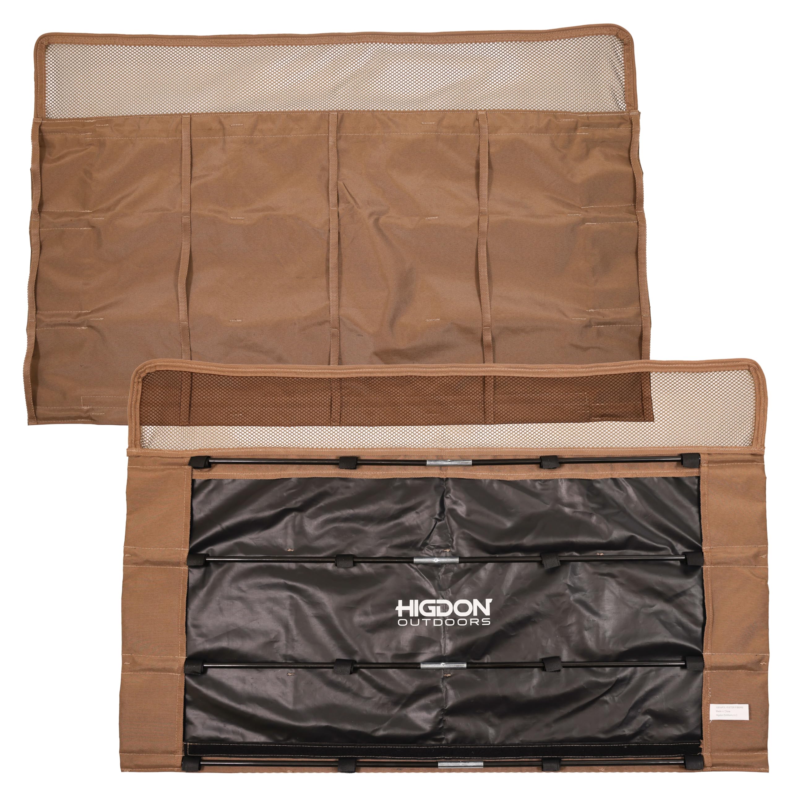 Higdon Outdoors RagTop Lid window ports provide clear viewing while staying concealed
