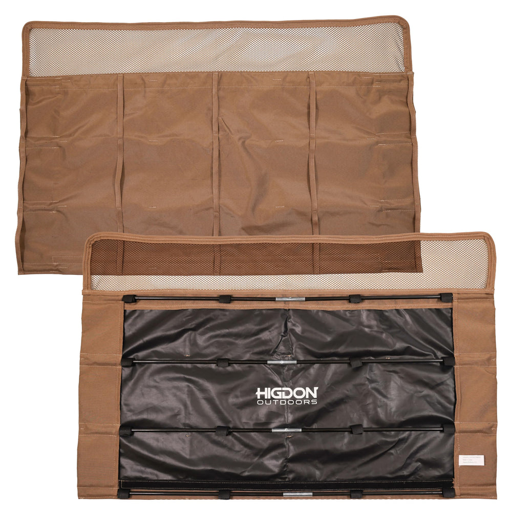 Higdon Outdoors RagTop Lid window ports provide clear viewing while staying concealed
