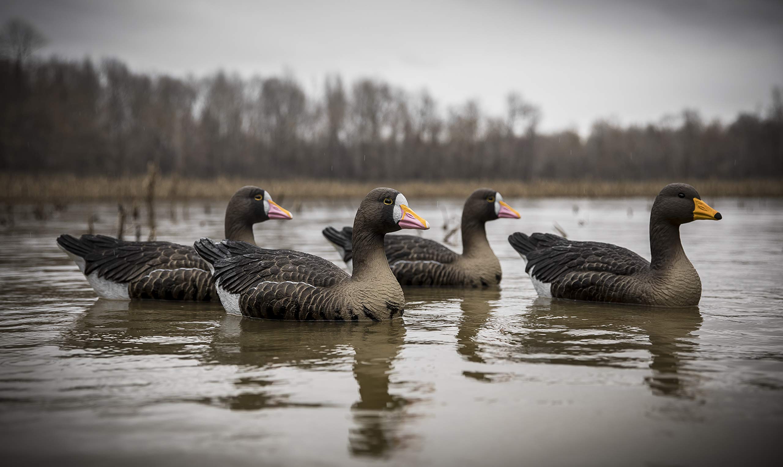 Higdon Outdoors speck decoy with foam-filled design for realistic water presentation.