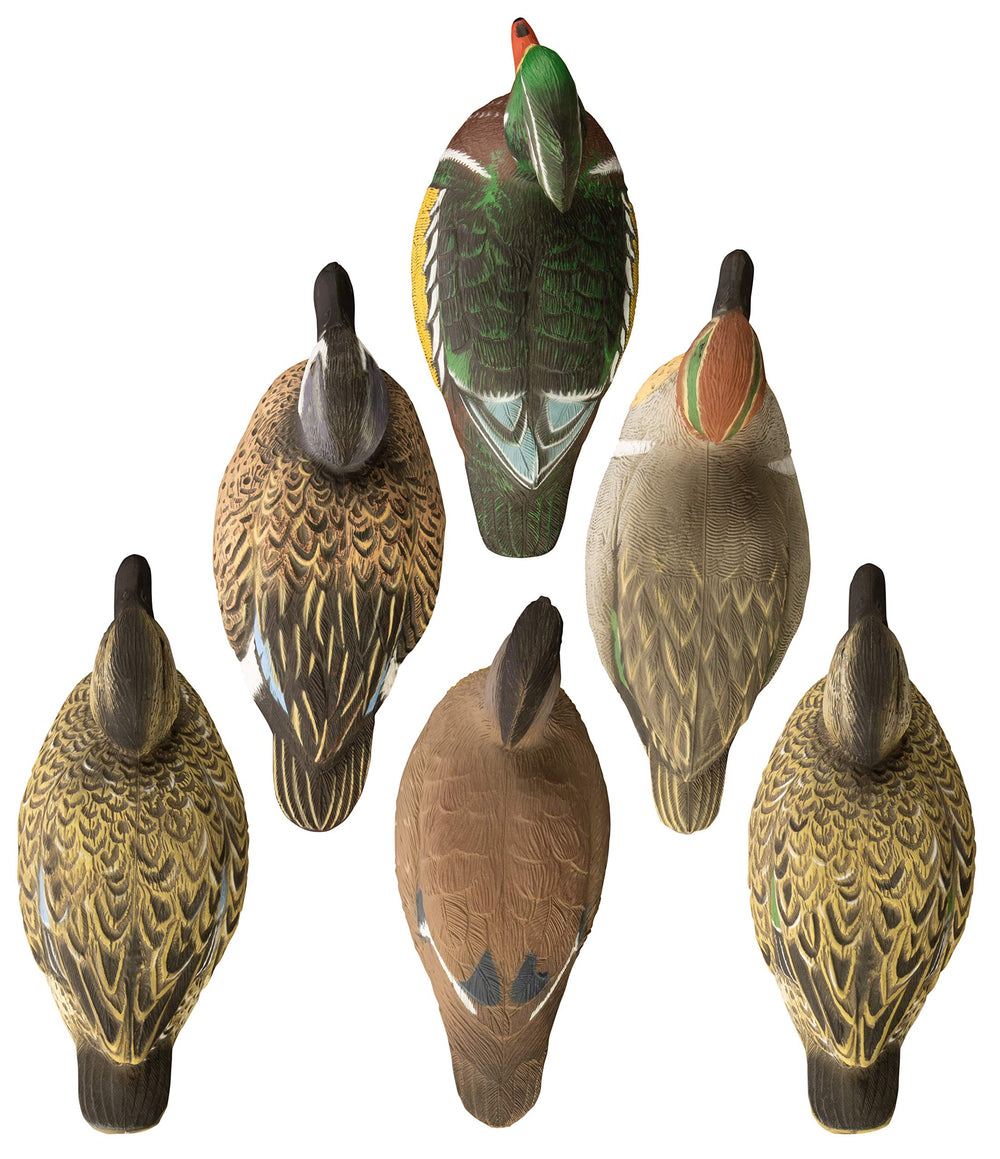 Higdon Outdoors puddle-pack green-winged teal decoy designed for quick deployment in shallow water