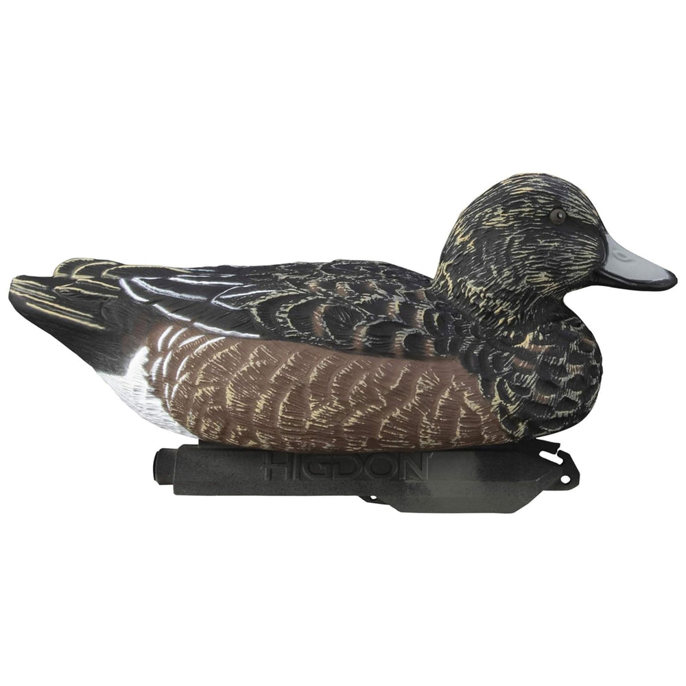 Higdon Outdoors Standard Widgeon resting hen decoy adds natural resting silhouette