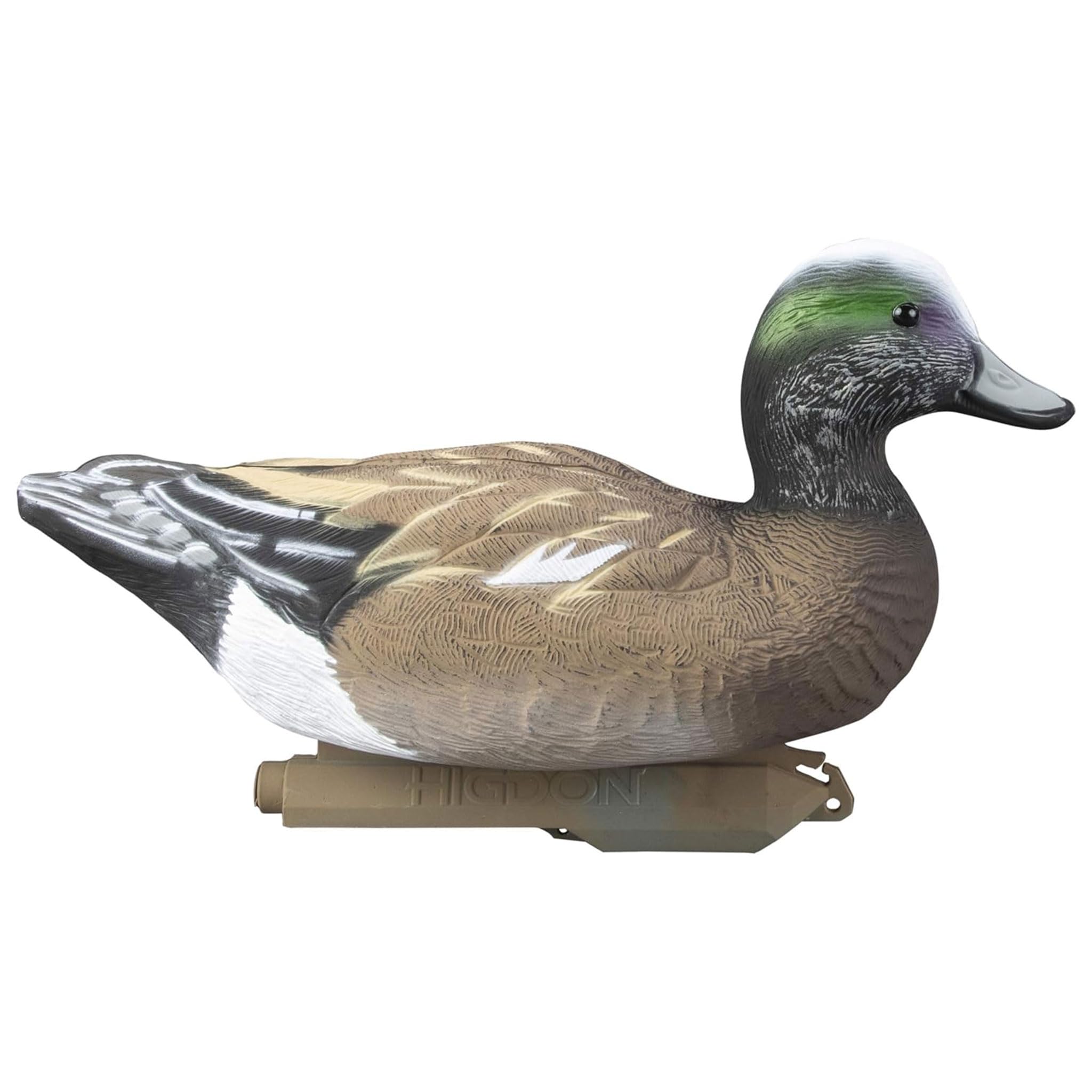 Higdon Outdoors Standard Widgeon skimmer drake decoy in active feeding pose