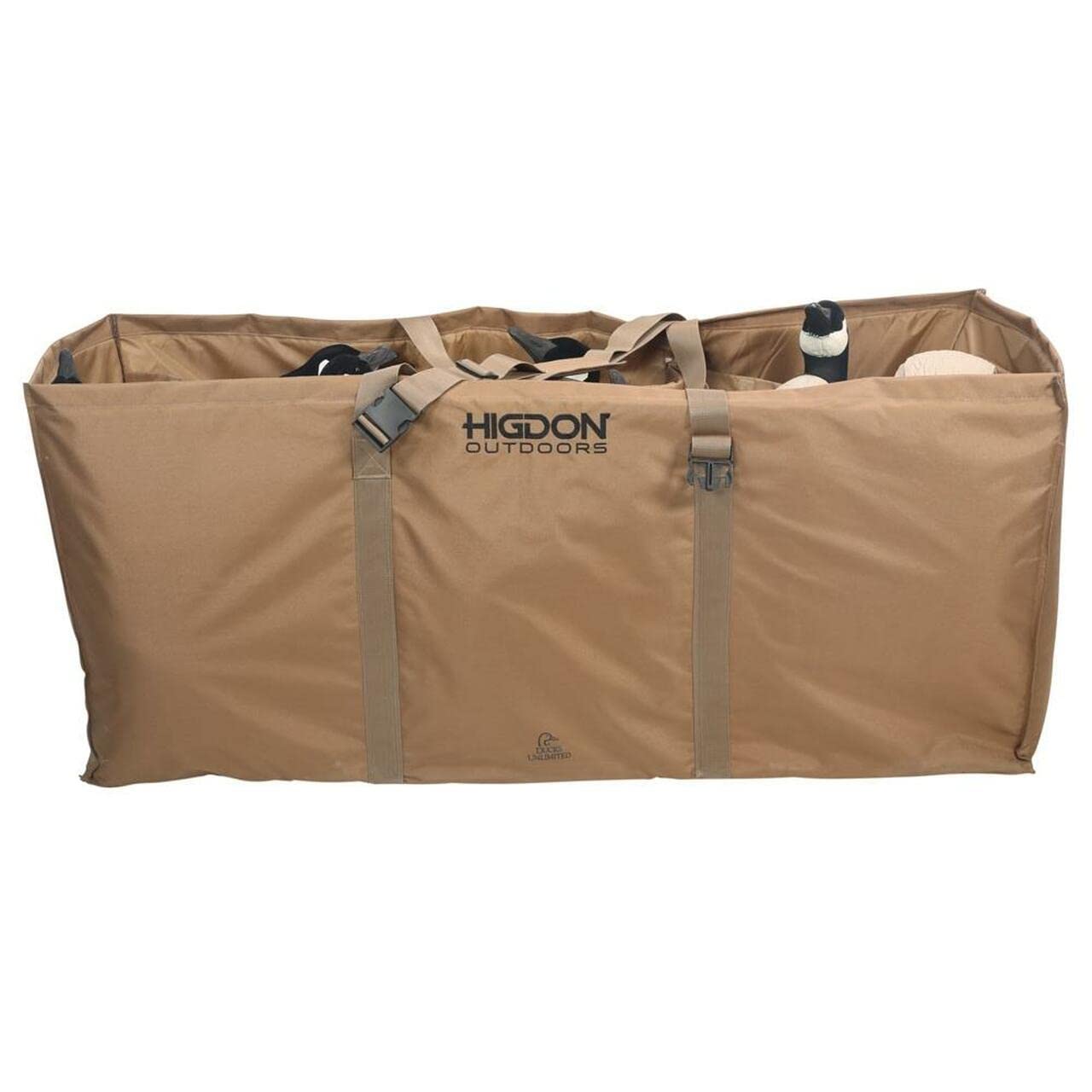 Higdon Outdoors universal goose decoy bag with adjustable X-Slot dividers for easy field setup