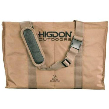 Higdon Outdoors X-Slot Universal Motion Decoy Bag with organized compartments for easy transport and fast drainage.