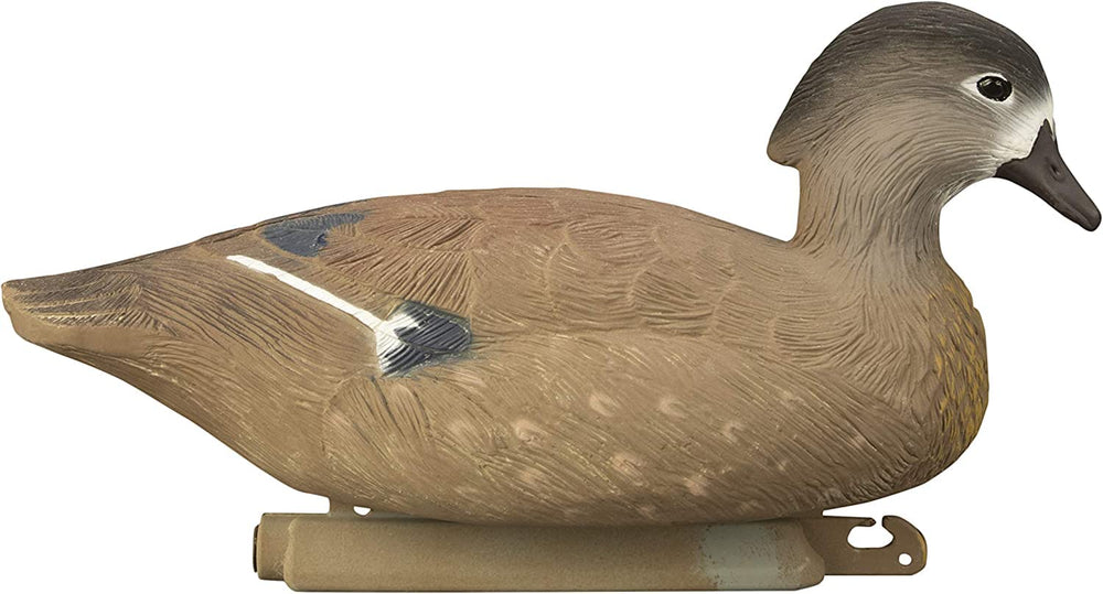 Higdon Wood Duck Floater Drake Resting highlights resting posture to mimic natural behavior.