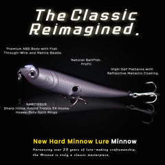 High-carbon hooks, 3D-eyed crankbaits and corrosion-resistant swivels