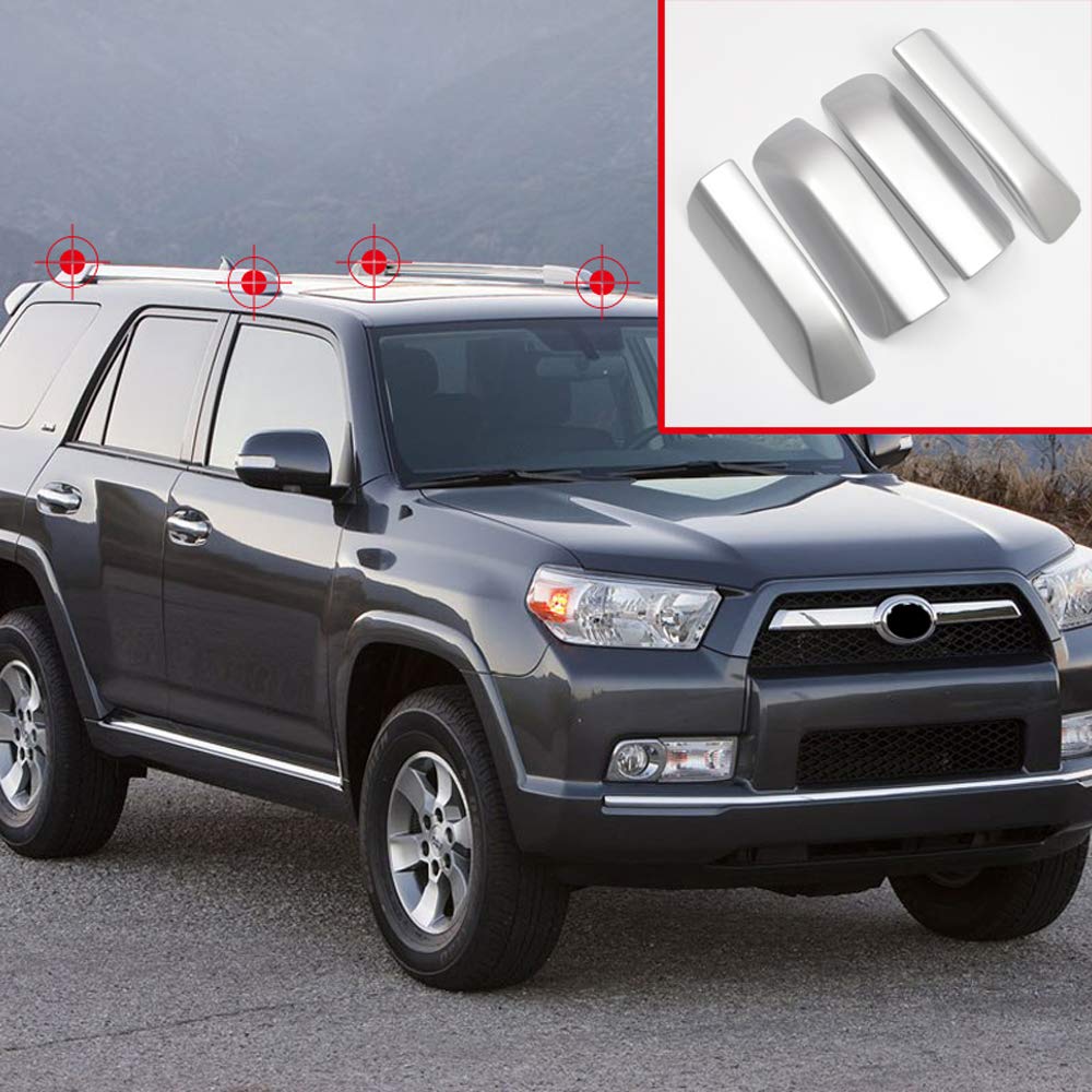 HIGH FLYING silver end cap for Toyota 4Runner rail ends provides a cleaner look.