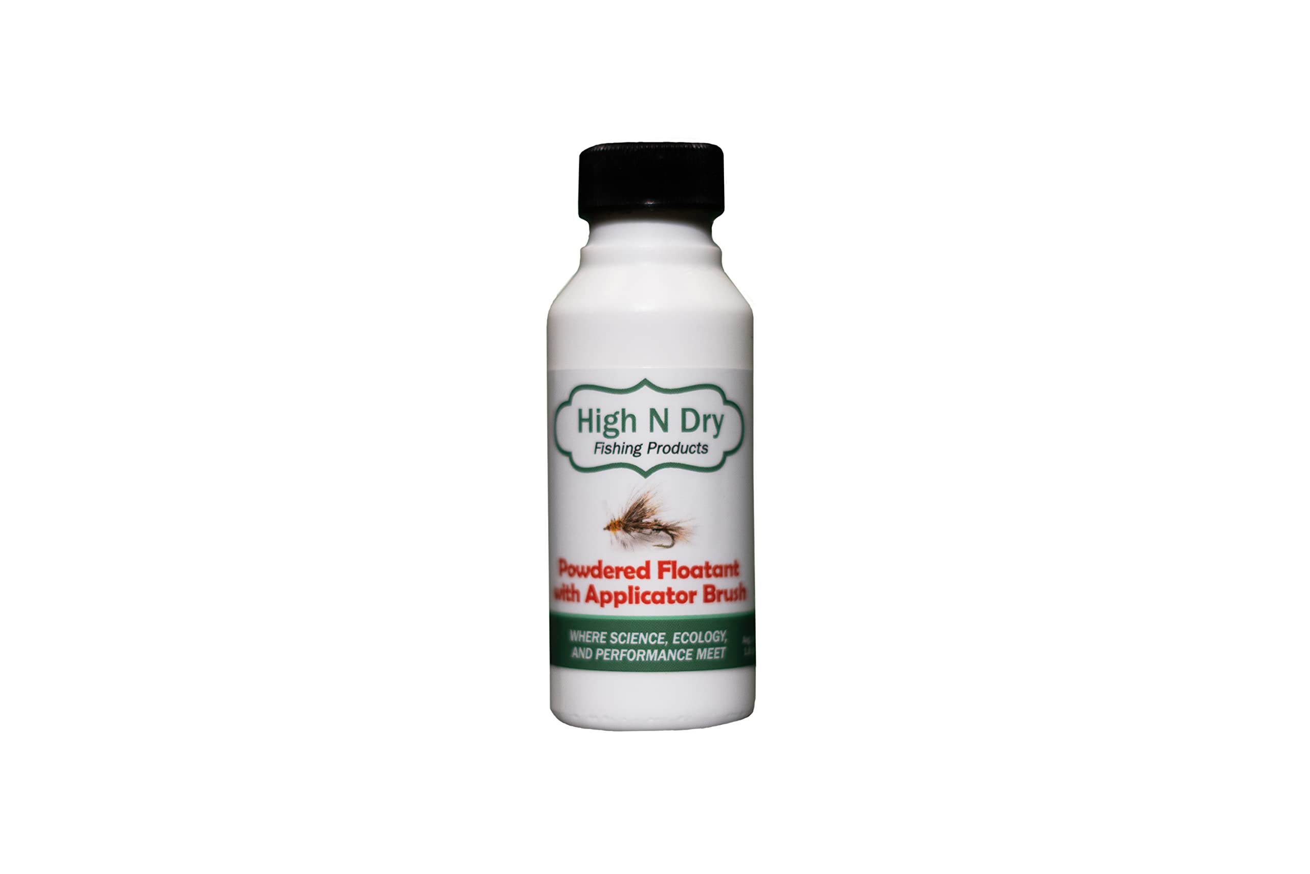 High N Dry powdered floatant with applicator brush for precise, mess-free use