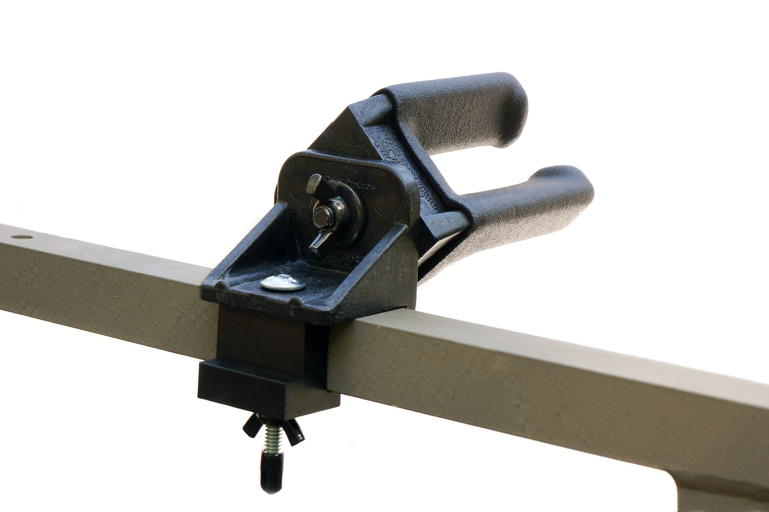 High Point Bow Holder offers 360-degree rotation with secure 5-degree lock