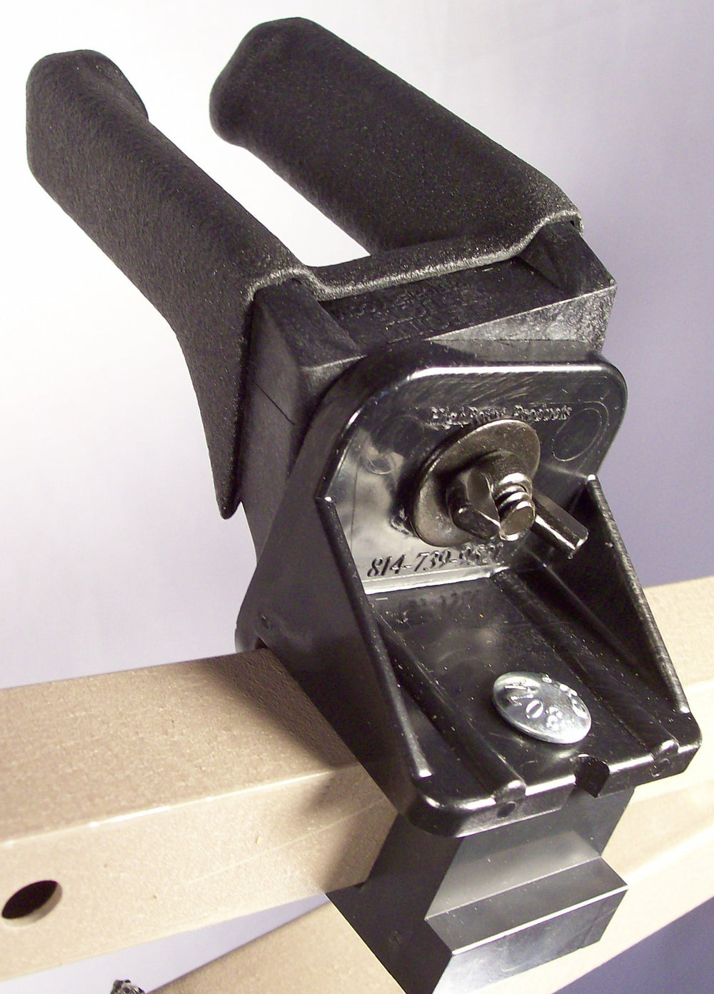 Right side mounting option on High Point Bow Holder for flexibility