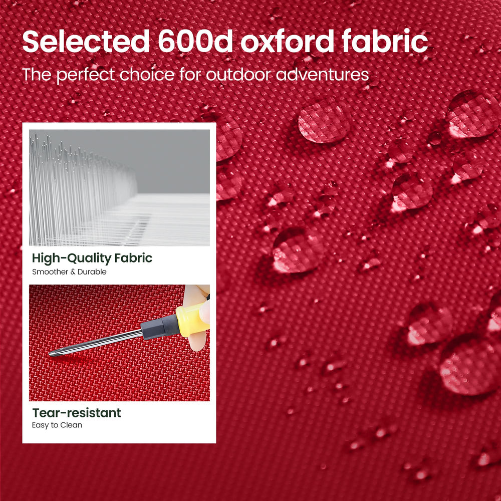 High Point Sports 600D ripstop fabric offers durability and long-lasting shade.