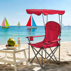 High Point Sports canopy sun shield up close showing durable fabric and frame.